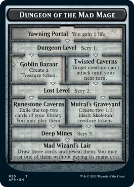 Dungeon of the Mad Mage dungeon card