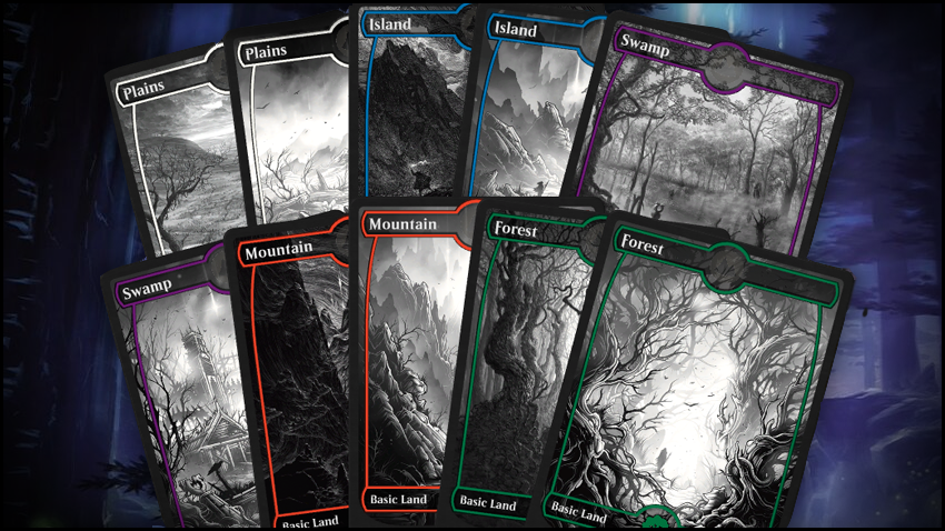 Eternal night basic lands bundle