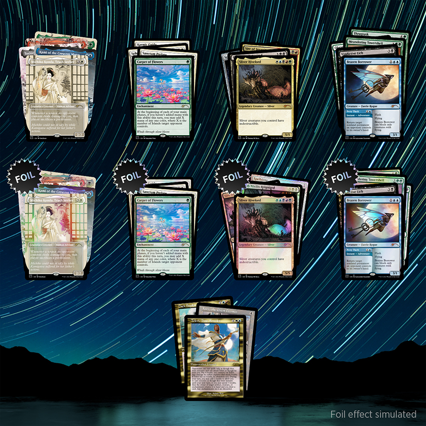 Mtg secret lair Teferi’s Time Trouble×４