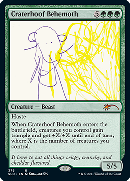 Craterhoof Behemoth by Kira