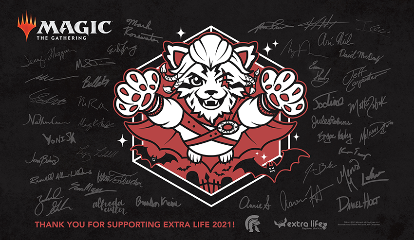 Extra Life 2021 tabletop playmat