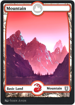Unhinged Mountain basic land