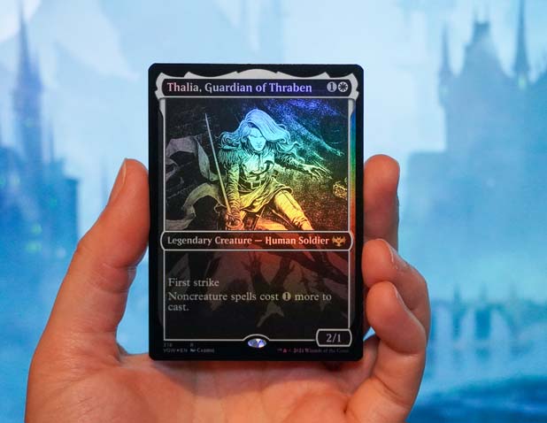 Traditional foil Thalia, Guardian of Thraben eternal night treatment