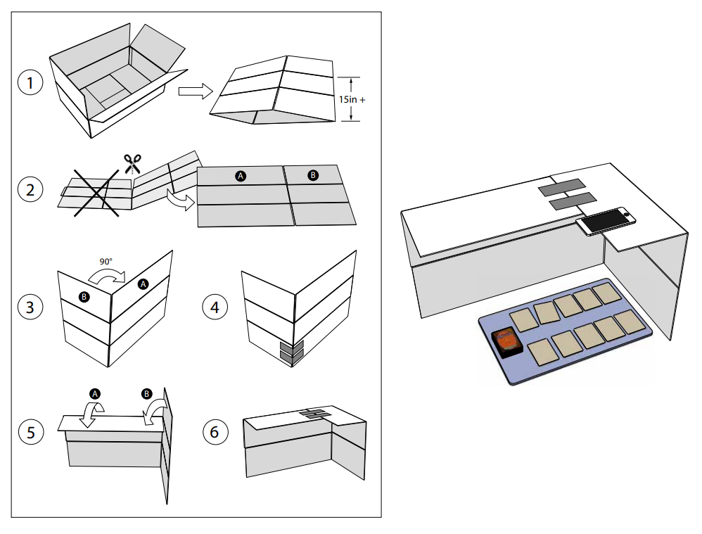 Phone stand/box instructions