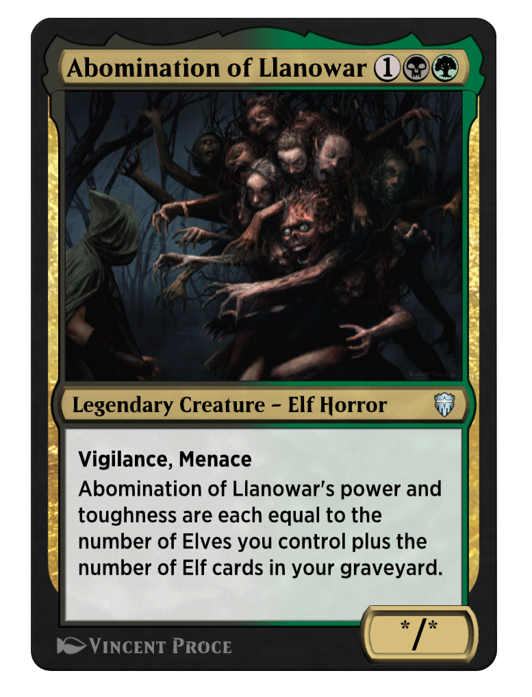 Abomination of Llanowar