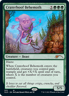 Craterhoof Behemoth by Lars Grant-West