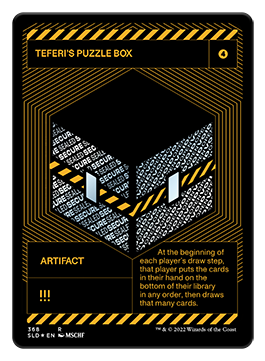 《テフェリーの細工箱/Teferi's Puzzle Box》 [SLD]