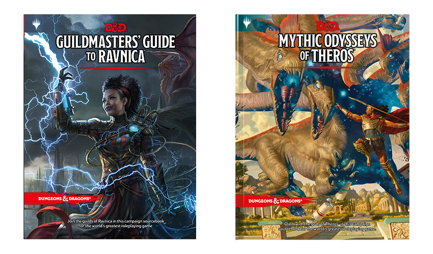 D&D books for Ravnica and Theros