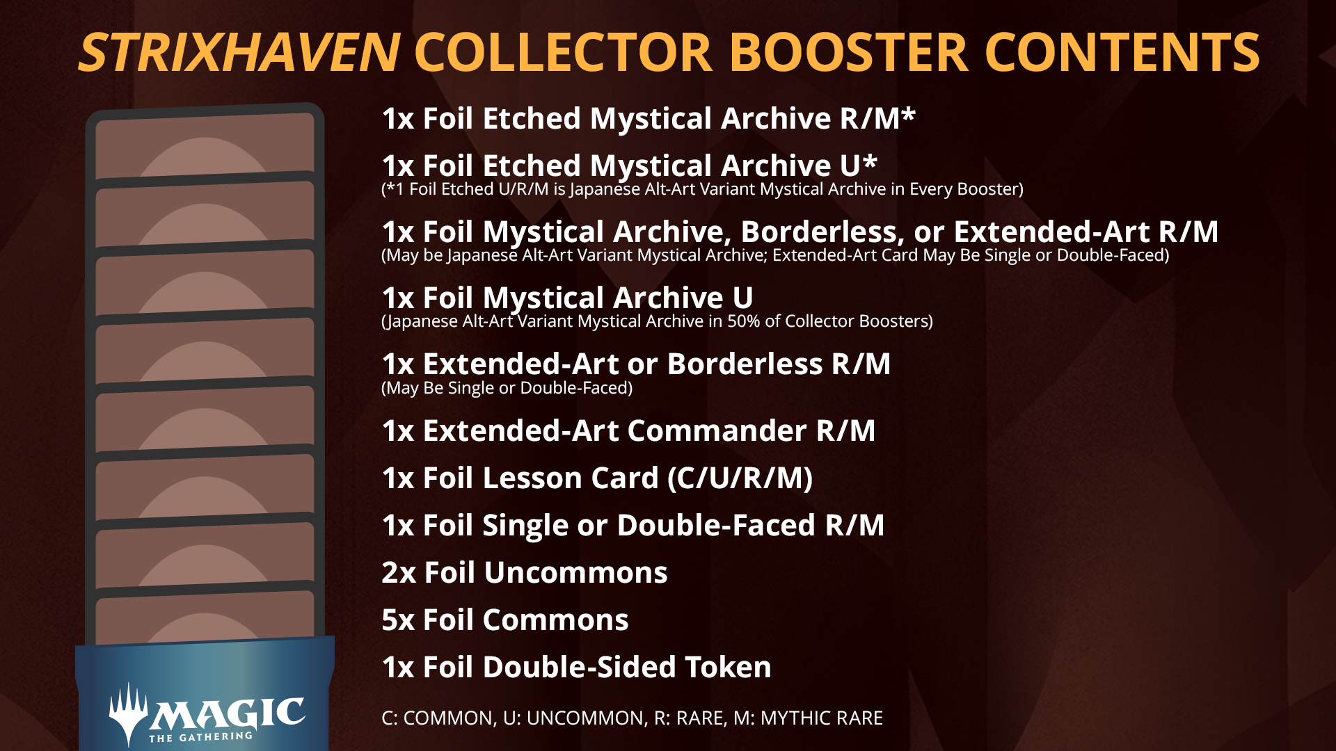 Magic The Gathering - Bundle Strixhaven - 10 Boosters De Draft