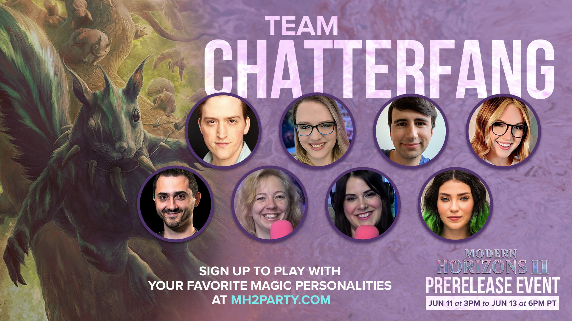 Team Chatterfang members