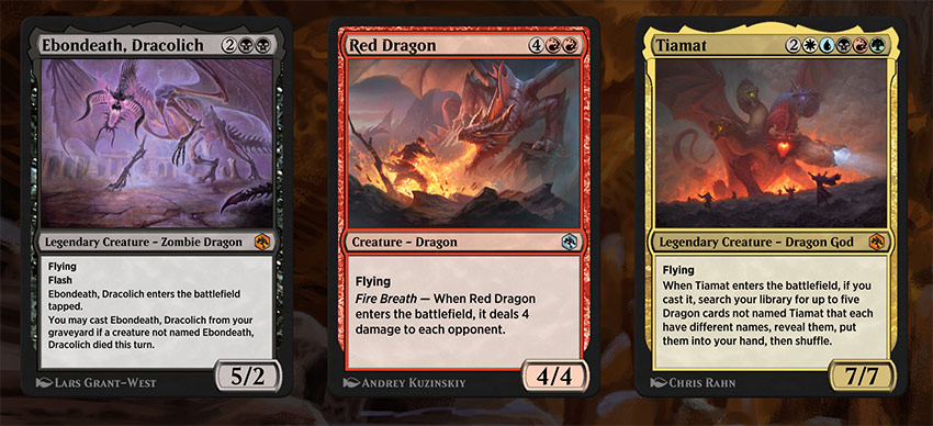 Dragon cards