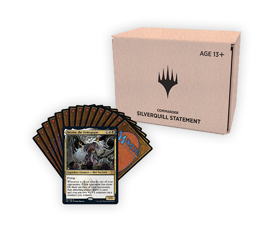 Commander deck – minimal packaging