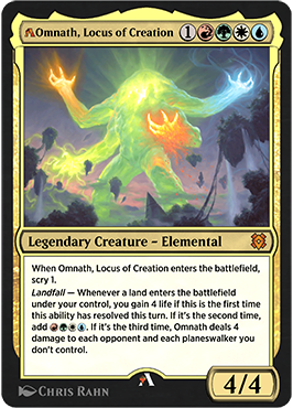 Rebalanced card Omnath, Locus of Creation