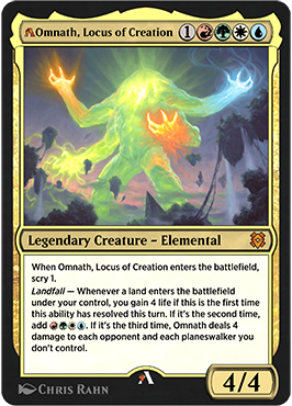 Card reequilibrado Omnath, Locus da Criação