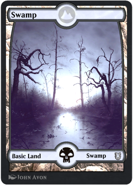 Unhinged Swamp basic land