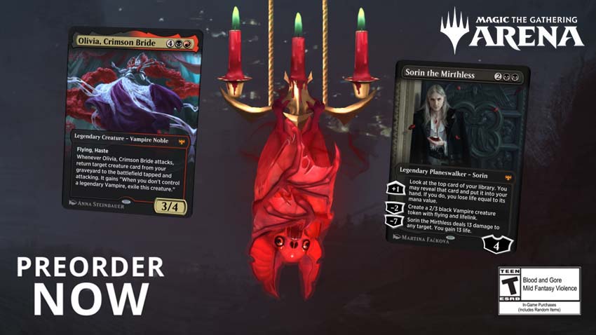 Innistrad: Crimson Vow MTG Arena preorder ad