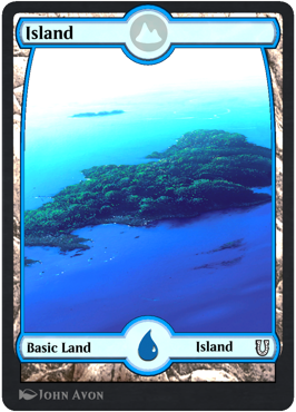 Unhinged Island basic land
