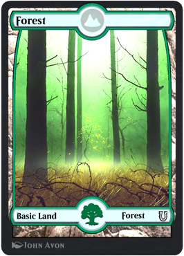 Unhinged Forest basic land