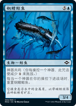 钢鳍鲸鱼