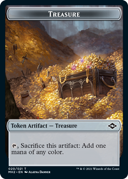 Modern Horizons 2 Treasure 1 token