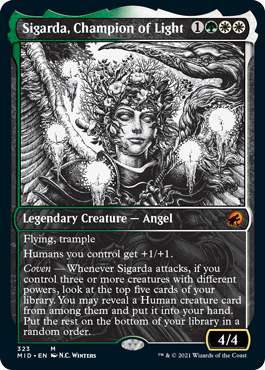 Sigarda, Champion of Light eternal night card treatment