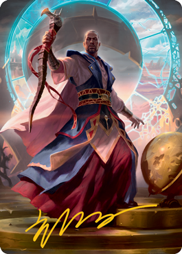 Teferi, Who Slows the Sunset Art Card 10/81