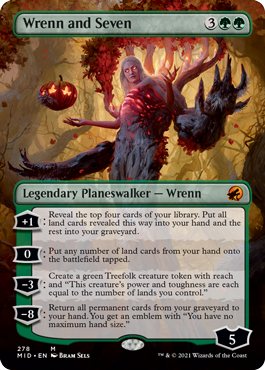 Wrenn and Seven borderless card treatment