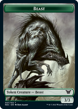 Beast (3/3) token (front)