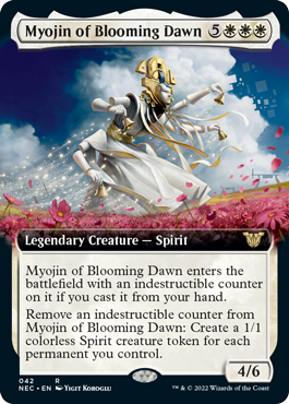 Myojin of Blooming Dawn extended-art variant