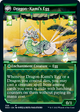 Alt-art Dragon-Kami's Egg