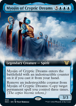Myojin of Cryptic Dreams extended-art variant