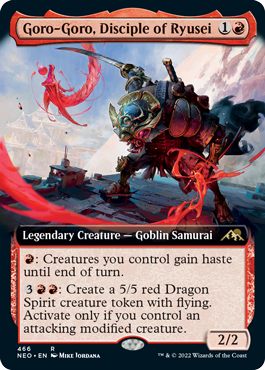 Goro-Goro, Disciple of Ryusei extended-art variant