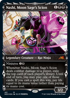 Nashi, Moon Sage's Scion foil-etched variant