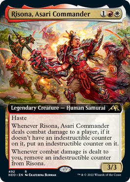 Risona, Asari Commander extended-art variant