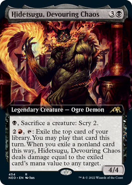 Hidetsugu, Devouring Chaos extended-art variant
