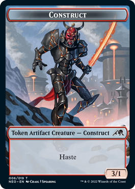 Construct (red artifact, 3/1) token