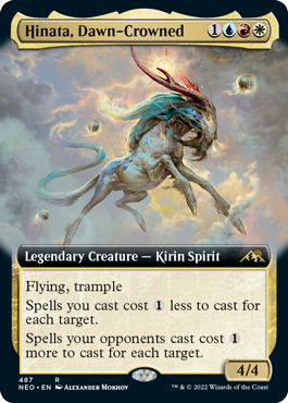 Hinata, the Dawn-Crowned extended-art variant