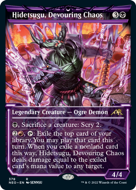 Hidetsugu, Devouring Chaos neon frame variant
