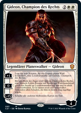 Gideon, Champion des Rechts