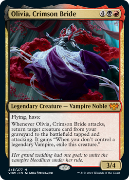 Crimson Vow Commander Cards