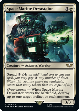 《スペースマリーン・デヴァステイター/Space Marine Devastator》 [40K]