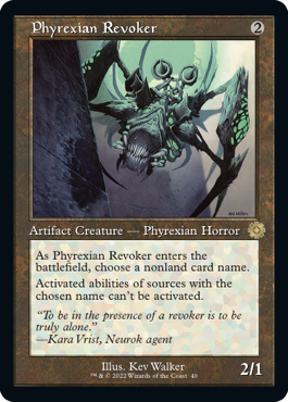 Retro artifact Phyrexian Revoker