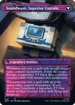 Soundwave, Capitão Superior - Shattered Glass