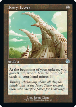 Retro frame Ivory Tower