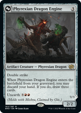 Phyrexian Dragon Engine // Mishra, Lost to Phyrexia (Bottom)