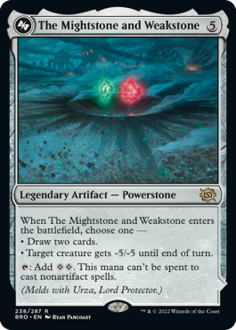 The Mightstone and Weakstone // Urza, Planeswalker (Bottom)