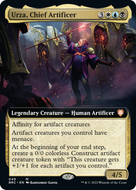 Extended-art Urza, Chief Artificer