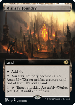 Extended-art Mishra's Foundry