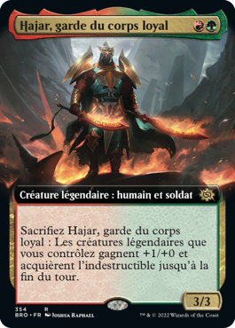 Hajar, garde du corps loyal