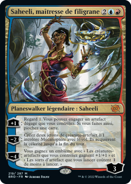 Saheeli, maîtresse de filigrane